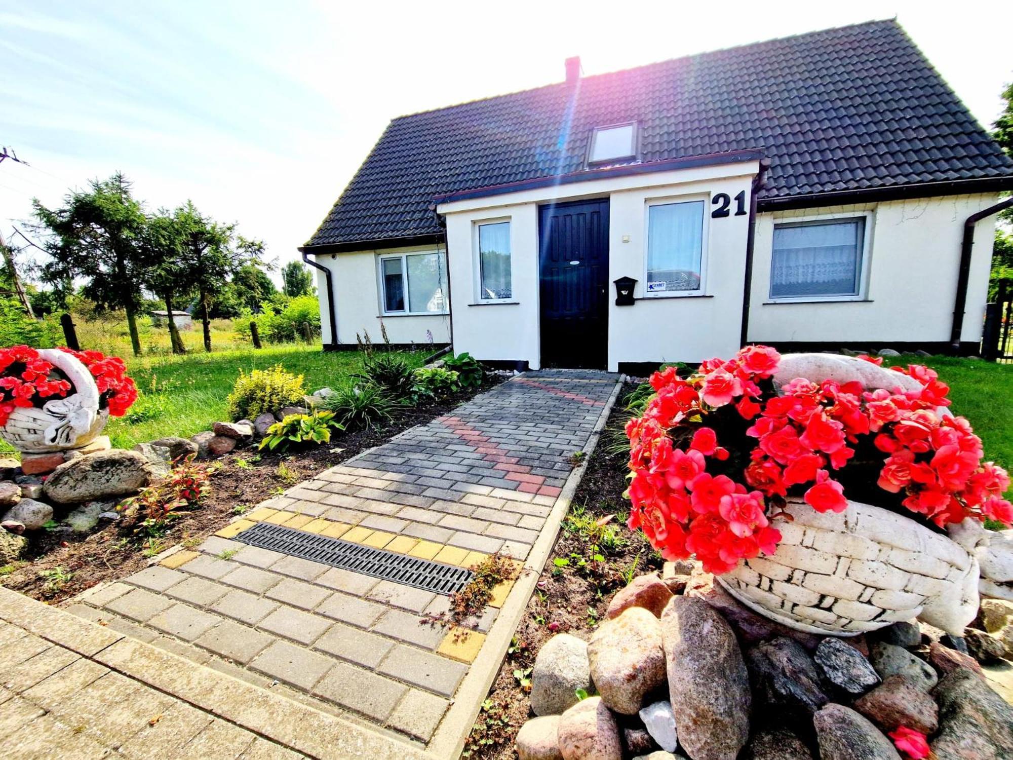 Ferienwohnung Bursztynek Lunowa Swinemünde Exterior foto
